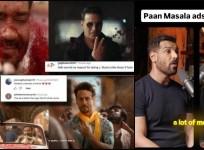 'Actors talk about fitness and endorse paan masala': Fans claim John Abraham took a sly dig at Akshay Kumar, SRK, Ajay Devgn for promoting paan masala