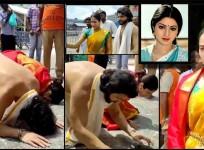 Janhvi Kapoor exudes elegance in saree as she seeks blessings BF Shikhar Pahariya at Tirupati Temple On Sridevi's Birth Anniversary