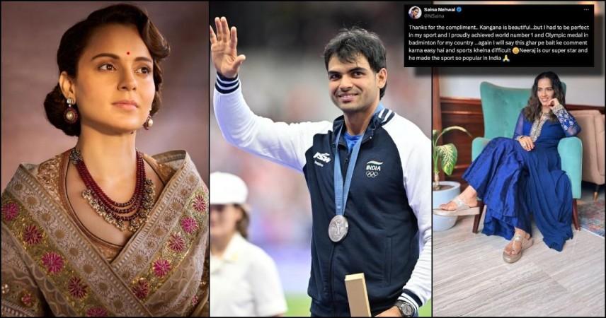 'Kangana Ranaut of Sports': Saina Nehwal hits back at trolls after Neeraj Chopra comment