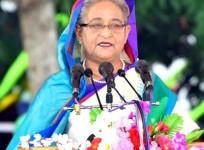A file picture of Bangladesh Prime Minister Sheikh Hasina who resigned from her position