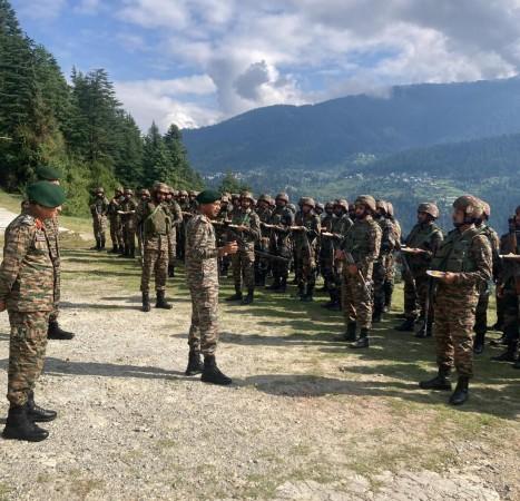 Make in India, is ensuring that weapons made in India are in the hands of our soldiers. GOC-in-C Northern Command Lt General M V Suchindra Kumar