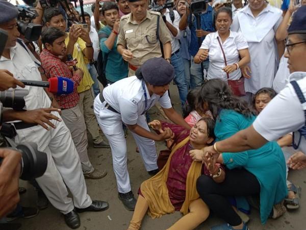 RG Kar rape-murder: Tension in North Kolkata over BJP's protest