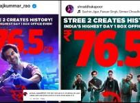 Shraddha Kapoor's fans slam Rajkumar Rao for sharing poster featuring ONLY him along with box-office collection of Stree 2