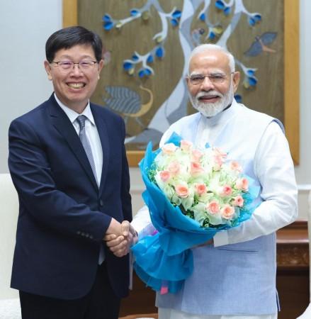 PM Modi meets Foxconn Chairman, discusses investments in 'futuristic sectors