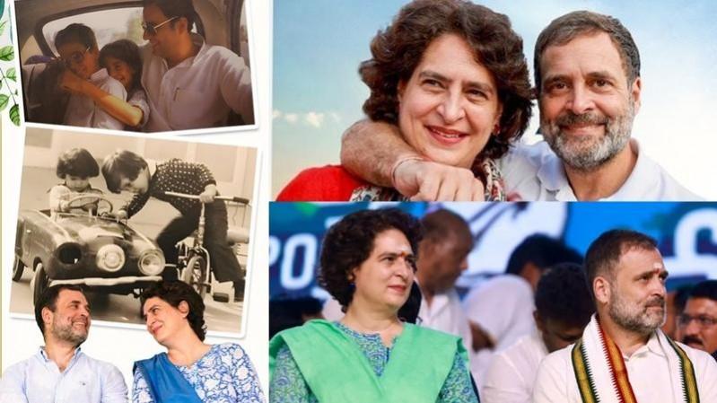 Gandhi siblings post heartfelt Raksha Bandhan messages, share photos Gandhi siblings post heartfelt Raksha Bandhan messages, share photos