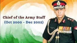 General Sundararajan Padmanabhan has served as the Chairman of the Chief of Staff Committee General Sundararajan Padmanabhan has served as the Chairman of the Chief of Staff Committee