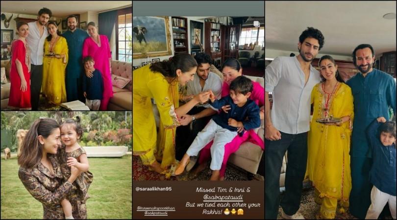 'Where is Raha?': Sara Ali Khan celebrated Raksha Bandhan at Kareena's house with brothers Ibrahim, Jeh; misses Taimur Ali Khan 'Where is Raha?': Sara Ali Khan celebrated Raksha Bandhan at Kareena's house with brothers Ibrahim, Jeh; misses Taimur Ali Khan