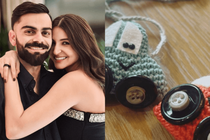 Anushka Sharma and Virat Kohli celebrating Akaay - Vamika's first rakshabandhan