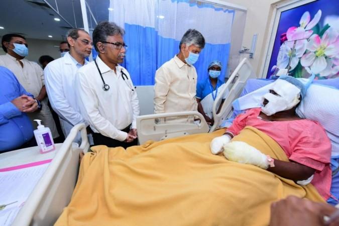 Andhra CM announces Rs 1 crore for victims of reactor blast at phrama unit Andhra CM announces Rs 1 crore for victims of reactor blast at phrama unit
