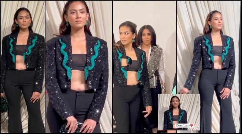 Before and After: Mira Rajput holds her breath to flaunt her abs while posing for photogs; gets trolled for wearing tight-fitted outfit Before and After: Mira Rajput holds her breath to flaunt her abs while posing for photogs; gets trolled for wearing tight-fitted outfit