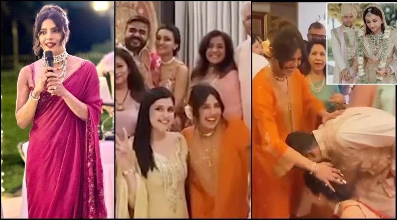 'Where is Parineeti Chopra?': Fans ask as Priyanka Chopra poses with Mannara Chopra as they attend Siddharth's pre-wedding festivities. 'Where is Parineeti Chopra?': Fans ask as Priyanka Chopra poses with Mannara Chopra as they attend Siddharth's pre-wedding festivities.