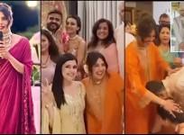 'Where is Parineeti Chopra?': Fans ask as Priyanka Chopra poses with Mannara Chopra as they attend Siddharth's pre-wedding festivities.