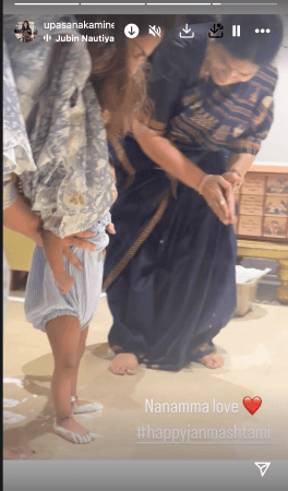 Inside Ram Charan, Upasana's Janmashtami celebration with daughter Klin Kaara Inside Ram Charan, Upasana's Janmashtami celebration with daughter Klin Kaara