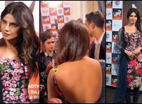 'How's she breathing in this tight outfit': Desi girl Priyanka Chopra opts for Sabyasachi backless traditional outfit for Marathi film Paani's trailer launch