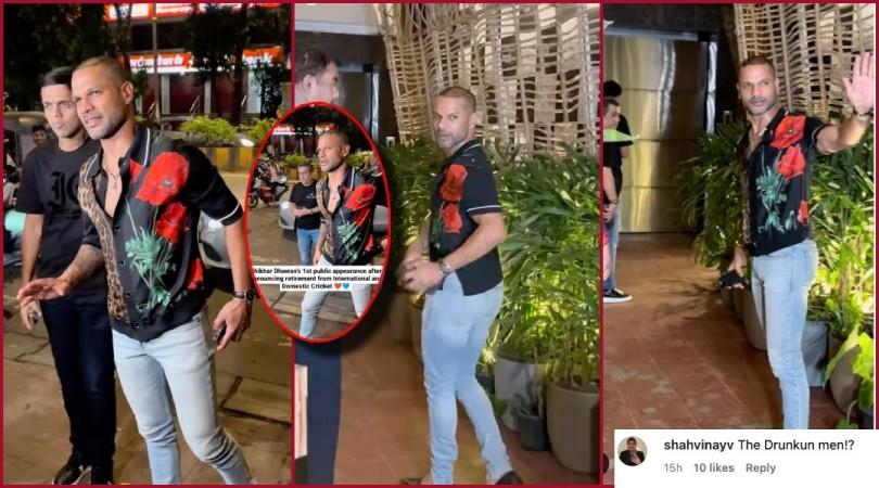 'Is he drunk or injured?' Fans curious video of Shikhar Dhawan losing his balance while walking towards the restaurant go viral 'Is he drunk or injured?' Fans curious video of Shikhar Dhawan losing his balance while walking towards the restaurant go viral