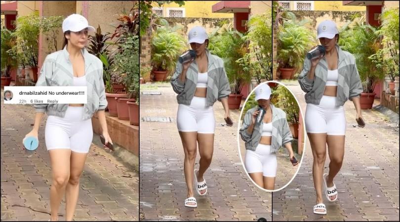 'Inappropriate outfit': Malaika Arora flaunts her curves in white shorts; aces sultry gym look [Reactions]