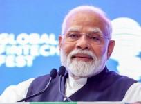 Prime Minister Narendra Modi attends the Global FinTech Fest