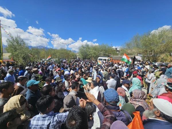 Agitating Ladakhi groups start Leh to Delhi foot march (file picture) Ladakh March