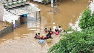 Rescue, relief operation intensified in Andhra Pradesh's flood-hit Vijayawada