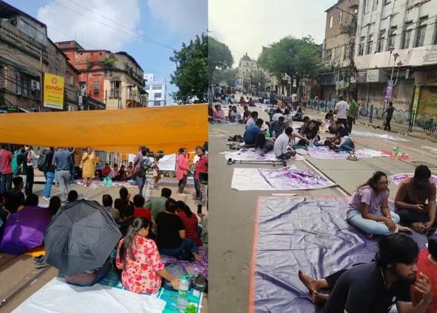 Under pressure, Kolkata Police lift barricades to allow junior doctors to march ahead