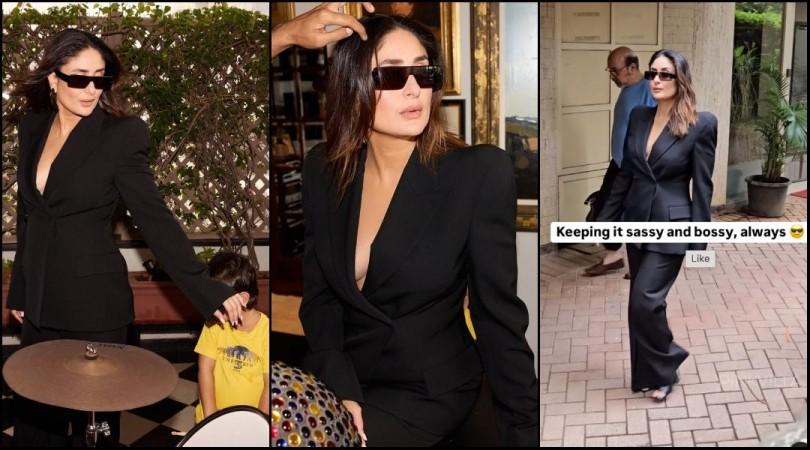 'Is she trying to hide her gained weight?': Kareena Kapoor ditches shirt exudes boss lady vibes in loose styled pant-suit [Reactions]