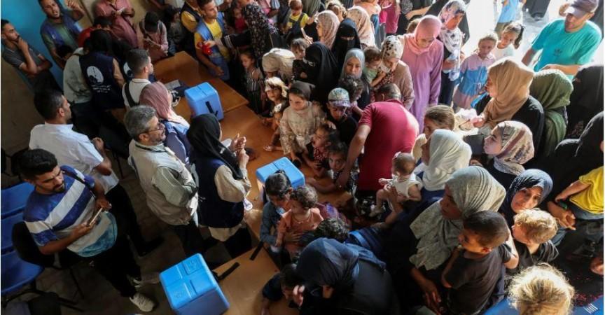 Second batch of polio vaccines arrives in Gaza Second batch of polio vaccines arrives in Gaza