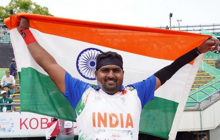 World Para-Athletics: Sachin Khilari bags gold in men's Shot Put F46 with Asian record World Para-Athletics: Sachin Khilari bags gold in men's Shot Put F46 with Asian record