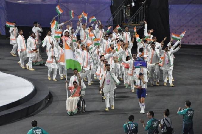Indian contingent shines at Opening Ceremony Indian contingent shines at Opening Ceremony