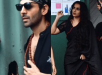 Kartik Aaryan, Vidya Balan look from Stree 2
