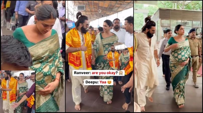 'She hasn't gained weight?': Fans debate as Pregnant Deepika Padukone flaunts her baby bump as she seeks blessing at Siddhivinayak Temple with Ranveer 'She hasn't gained weight?': Fans debate as Pregnant Deepika Padukone flaunts her baby bump as she seeks blessing at Siddhivinayak Temple with Ranveer