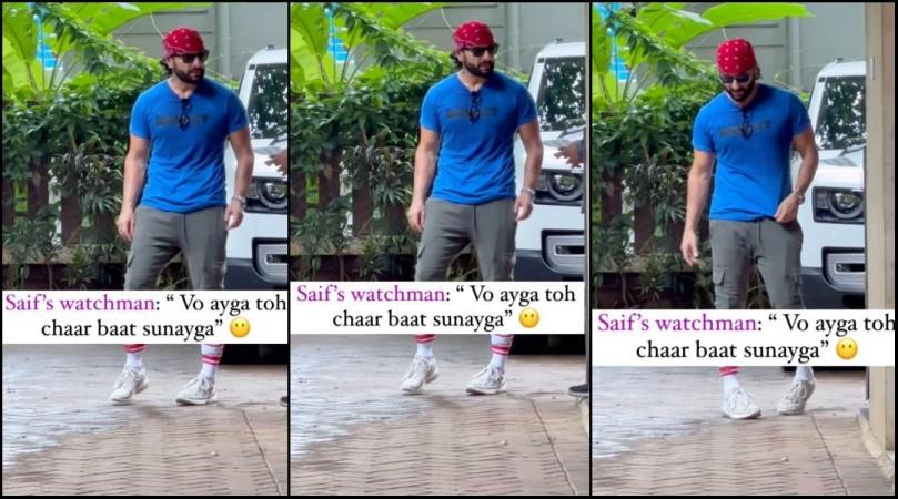 'Woh Chaar baat sunaega..:' Saif Ali Khan's watchman warns paps to not shoot as the actor will get angry and scold him