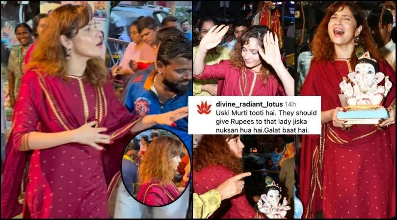 'They broke her Ganesh idol, they should pay': Ankita Lokhande apologizes to women who got angry at Ganpati pandal [Reactions]