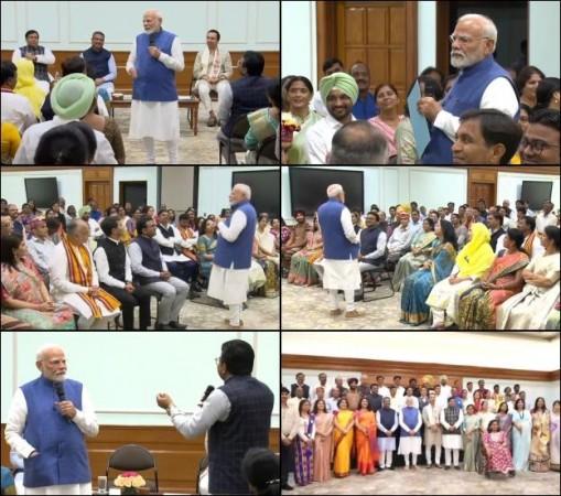 PM Modi shares video of interaction with 'architects of India's future'