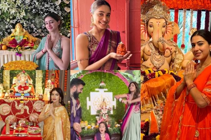 Celebs bring Ganpati home Celebs bring Ganpati home