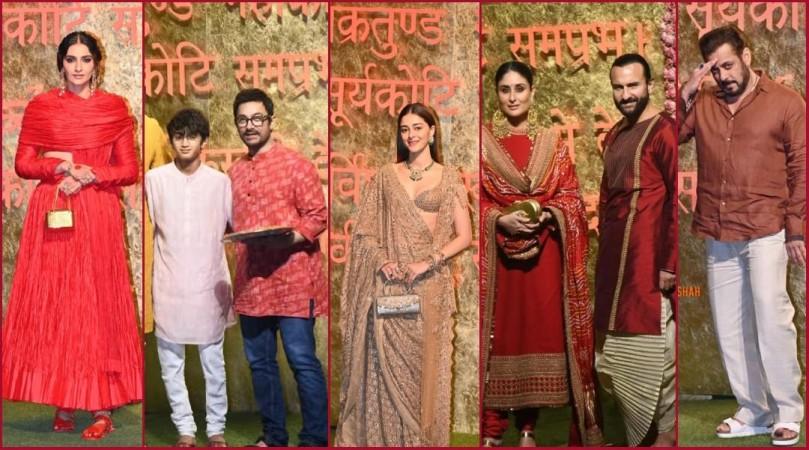 Sonam, Aamir, Ananya, Kareena, Saif, Salman Worst dressed: Salman Khan, Ananya Panday' Kareena-Saif Ali Khan, Sonam Kapoor; Best Dressed celebs at Ambani's Ganesh Utsav