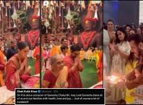 Khans celebrate Ganesh Chaturthi: Bappa at SRK's Mannat; Salman Khan performs aarti; Aamir Khan- Saif Ali Khan offer prayers at Ambani cha Raja