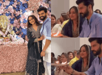 Sonakshi Sinha, Zaheer Iqbal ganpati puja