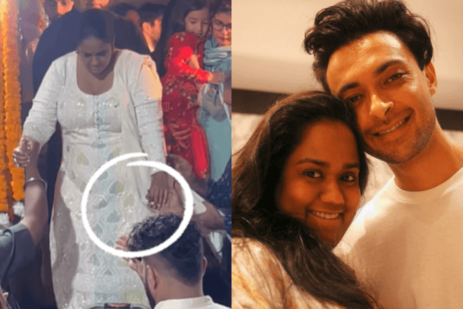 Arpita Khan Sharma and Aayush Sharma Arpita Khan Sharma and Aayush Sharma