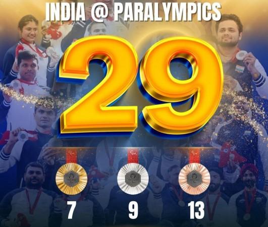 PM Modi applauds India's best-ever performance at Paralympics PM Modi applauds India's best-ever performance at Paralympics