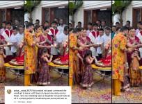 'Rude, arrogant': Raj Kundra pulls little girl away from his daughter Samisha during last aarti before Ganesh visarjan; trolled