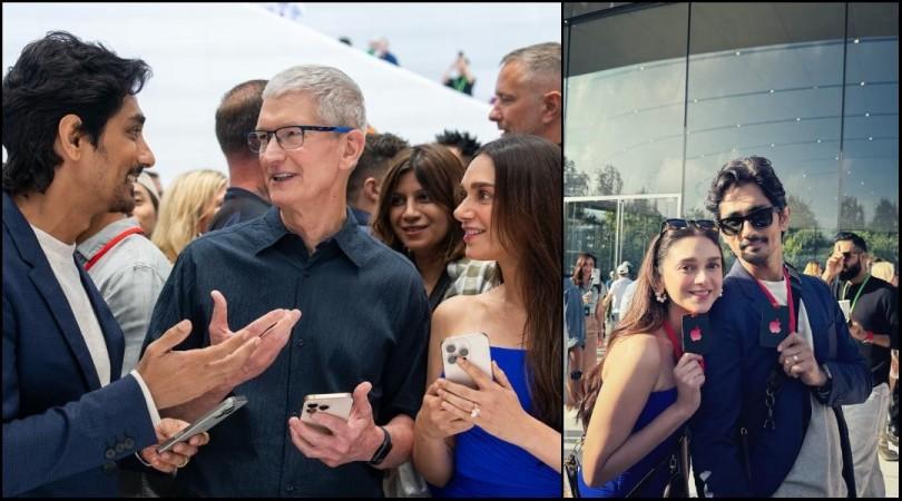 'Magical, unforgettable': Ecstatic Aditi Rao Hydari, Siddharth beam with joy as they meet Apple CEO Tim Cook at It's Glowtime event 'Magical, unforgettable': Ecstatic Aditi Rao Hydari, Siddharth beam with joy as they meet Apple CEO Tim Cook at It's Glowtime event