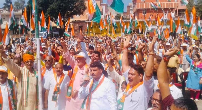 Vice president of J&K BJP Pawan Khajuria who raised a banner of revolt against denying party mandate Pawan Khajuria