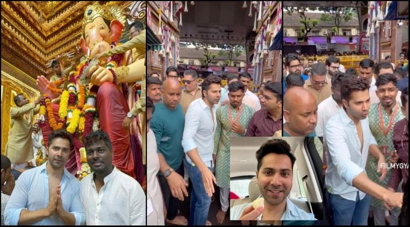 'Inko sabko nikalo': Video of Varun Dhawan, Atlee Kumar entering through VVIP line to seek blessings of Lalbaughcha Raja goes viral 'Inko sabko nikalo': Video of Varun Dhawan, Atlee Kumar entering through VVIP line to seek blessings of Lalbaughcha Raja goes viral
