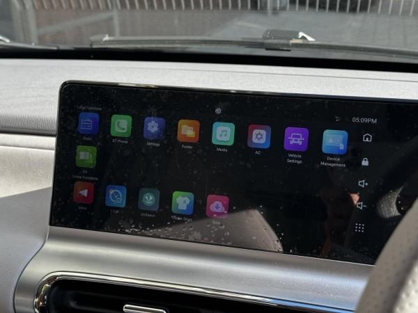 MG Comet EV review: Infotainment cluster MG Comet EV review