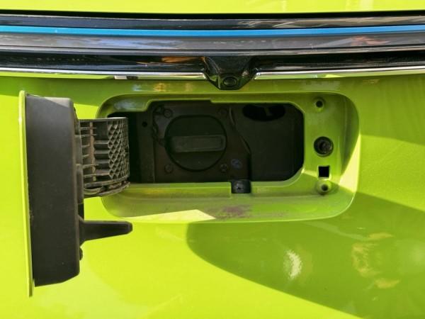 MG Comet EV review: Charging port at front MG Comet EV review