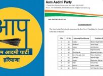 AAP names 11 candidates in third list for Haryana Assembly polls