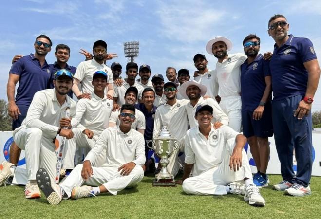 Yashasvi Jaiswal shines as Rest of India retain Irani Cup Yashasvi Jaiswal shines as Rest of India retain Irani Cup
