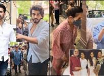 Malaika, Amrita Arora fight back tears, Arjun Kapoor rushes to be with her; ex in-laws Salim, Salma Khan arrive at Anil Arora's house