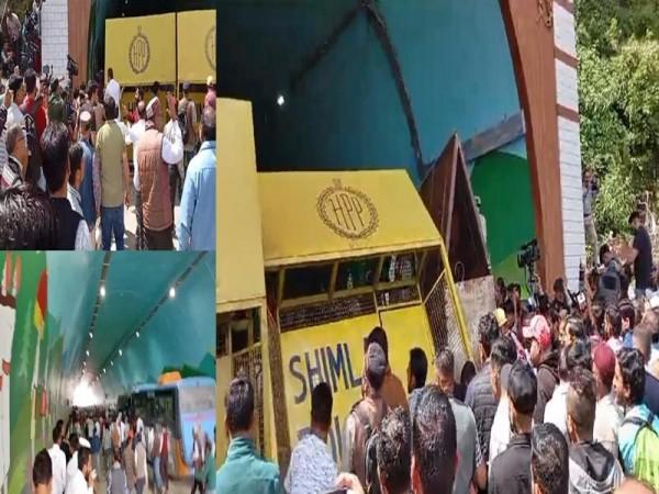 Shimla mosque row: Massive protest erupts; police resort to lathi-charge to disperse people Shimla mosque row: Massive protest erupts; police resort to lathi-charge to disperse people