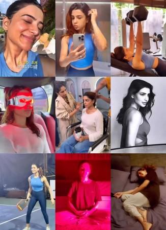 Samantha's 'golden life' is all about self care Samantha's 'golden life' is all about self care